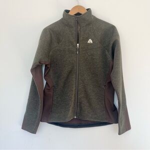 Nike ACG Brown and Olive Full-Zip Jacket All Condition Gear Layering